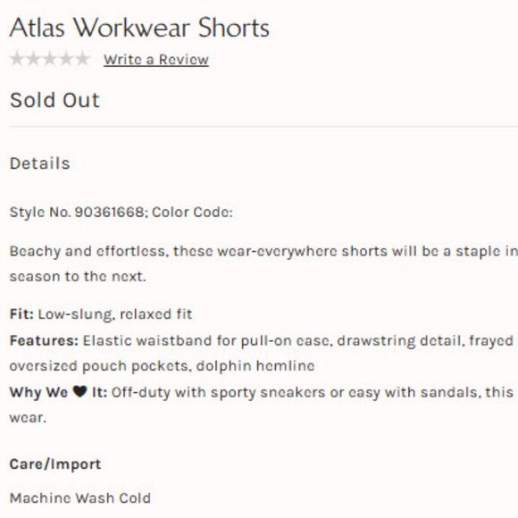 Free People Atlas Workwear Shorts - Picture 5 of 6